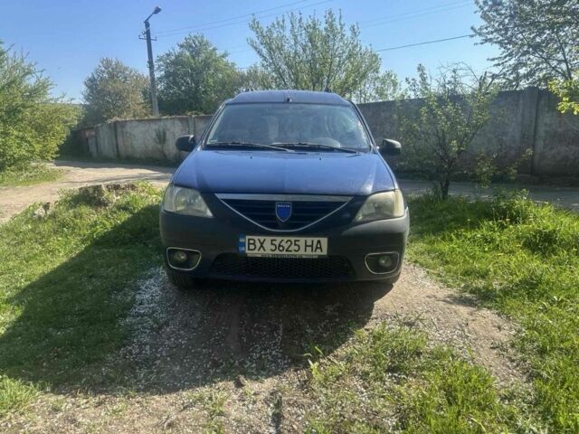 Синий Дачия Логан, объемом двигателя 1.6 л и пробегом 140 тыс. км за 4300 $, фото 1 на Automoto.ua