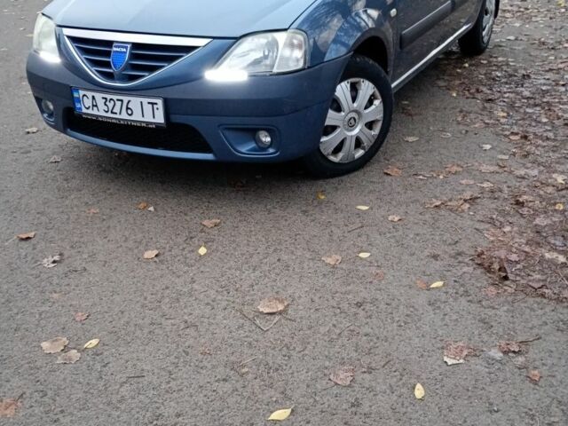 Синий Дачия Логан, объемом двигателя 1.4 л и пробегом 249 тыс. км за 3700 $, фото 1 на Automoto.ua