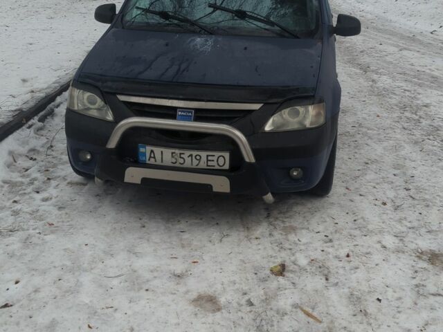 Синий Дачия Логан, объемом двигателя 1.6 л и пробегом 215 тыс. км за 4051 $, фото 1 на Automoto.ua