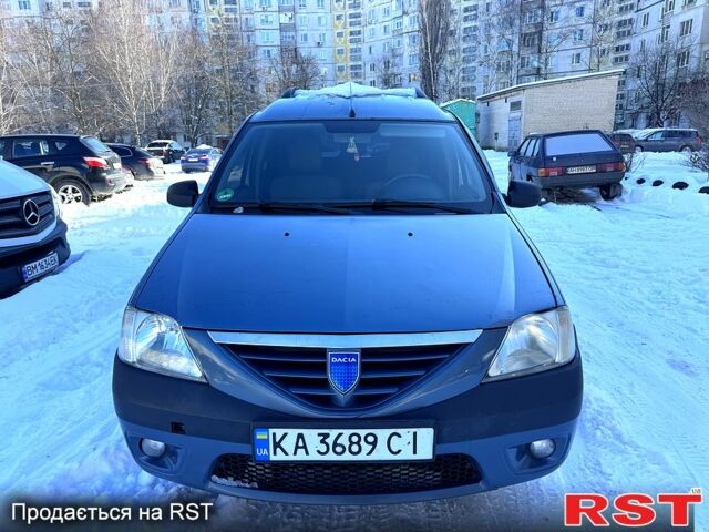 Синий Дачия Логан, объемом двигателя 1.6 л и пробегом 280 тыс. км за 3750 $, фото 1 на Automoto.ua