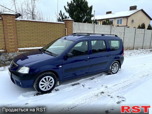 Синий Дачия Логан, объемом двигателя 1.6 л и пробегом 160 тыс. км за 4700 $, фото 1 на Automoto.ua