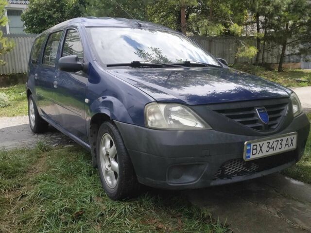 Синий Дачия Логан, объемом двигателя 1.6 л и пробегом 225 тыс. км за 4800 $, фото 1 на Automoto.ua