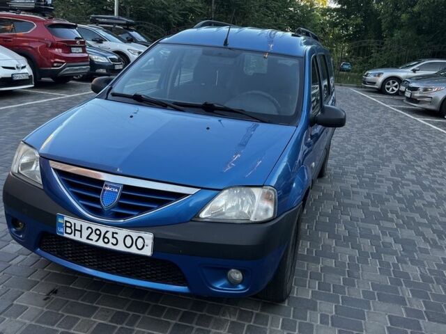 Синий Дачия Логан, объемом двигателя 1.6 л и пробегом 320 тыс. км за 5000 $, фото 1 на Automoto.ua