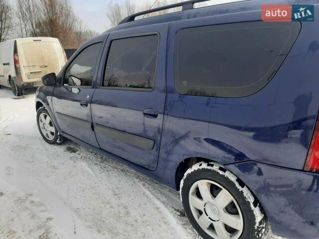 Синий Дачия Логан, объемом двигателя 1.6 л и пробегом 193 тыс. км за 5300 $, фото 1 на Automoto.ua