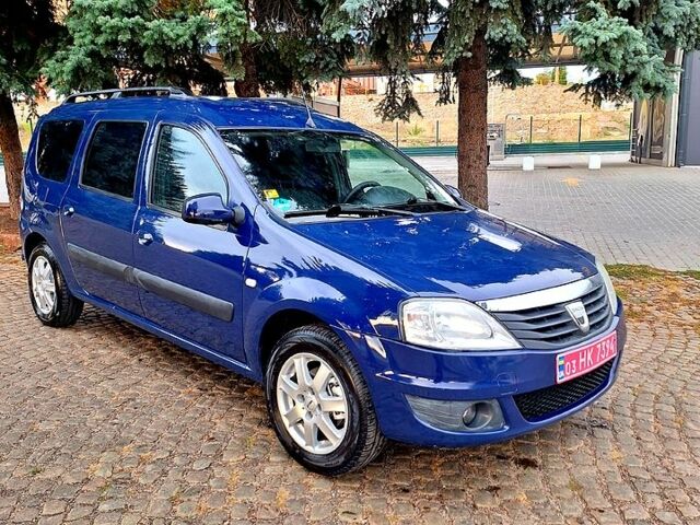 Синий Дачия Логан, объемом двигателя 1.6 л и пробегом 160 тыс. км за 6300 $, фото 1 на Automoto.ua