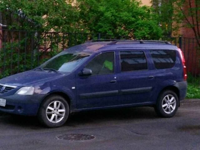 Синий Дачия Логан, объемом двигателя 1.5 л и пробегом 210 тыс. км за 5300 $, фото 1 на Automoto.ua