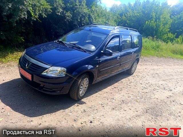 Синий Дачия Логан, объемом двигателя 1.6 л и пробегом 124 тыс. км за 5900 $, фото 1 на Automoto.ua