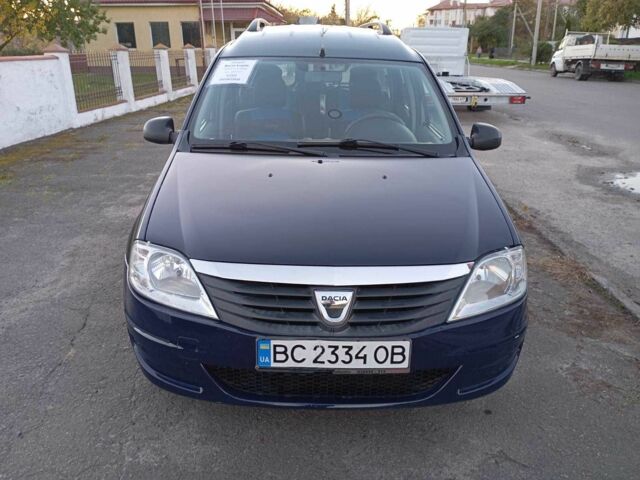 Синий Дачия Логан, объемом двигателя 1.6 л и пробегом 210 тыс. км за 4200 $, фото 1 на Automoto.ua