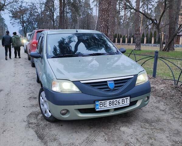 Зеленый Дачия Логан, объемом двигателя 1.4 л и пробегом 130 тыс. км за 4750 $, фото 1 на Automoto.ua