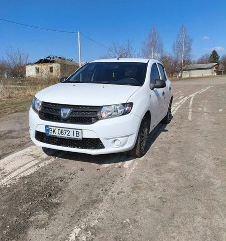 Белый Дачия Сандеро, объемом двигателя 0.9 л и пробегом 80 тыс. км за 6500 $, фото 1 на Automoto.ua
