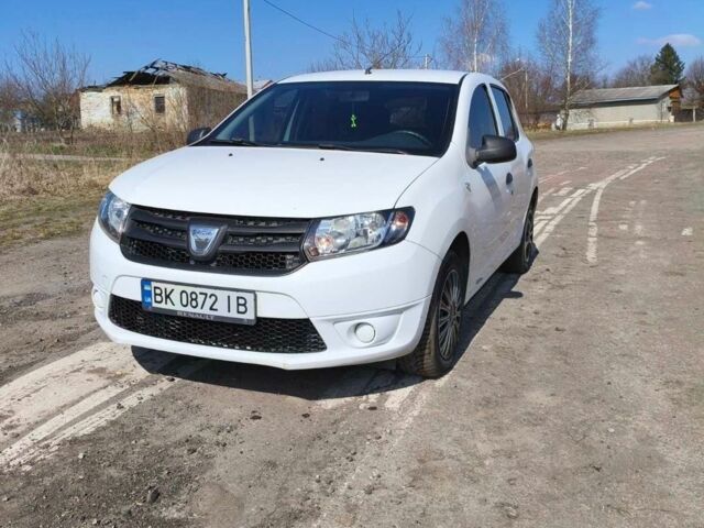 Білий Дачія Sandero, об'ємом двигуна 0.9 л та пробігом 80 тис. км за 5650 $, фото 1 на Automoto.ua