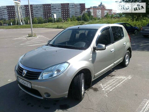 Бронзовий Дачія Sandero, об'ємом двигуна 1.4 л та пробігом 163 тис. км за 6500 $, фото 1 на Automoto.ua