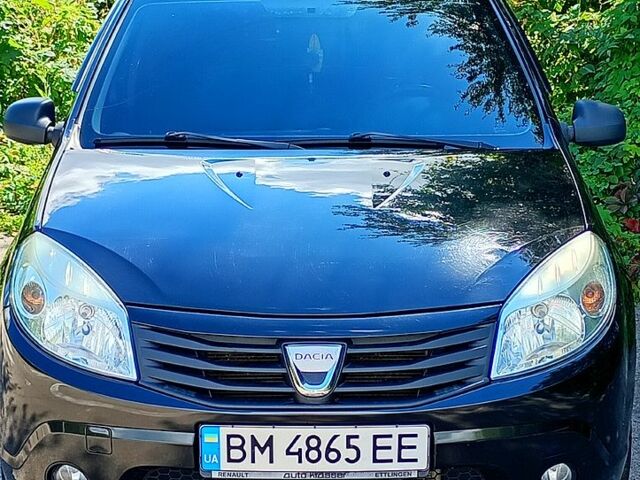 Черный Дачия Сандеро, объемом двигателя 1.1 л и пробегом 192 тыс. км за 4700 $, фото 1 на Automoto.ua