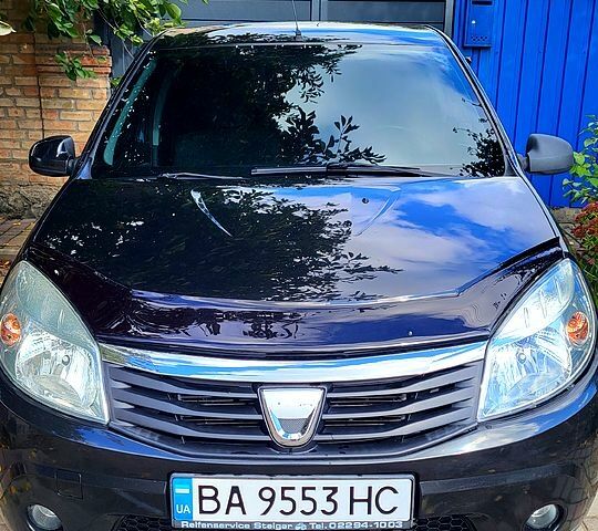 Чорний Дачія Sandero, об'ємом двигуна 1.6 л та пробігом 224 тис. км за 4800 $, фото 1 на Automoto.ua