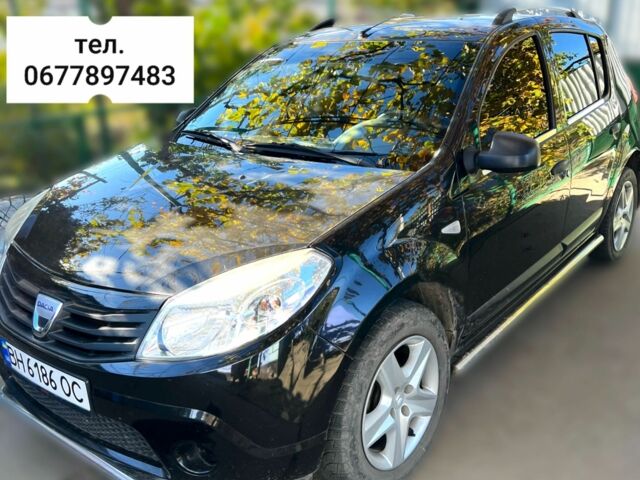 Черный Дачия Сандеро, объемом двигателя 1.1 л и пробегом 112 тыс. км за 5200 $, фото 1 на Automoto.ua