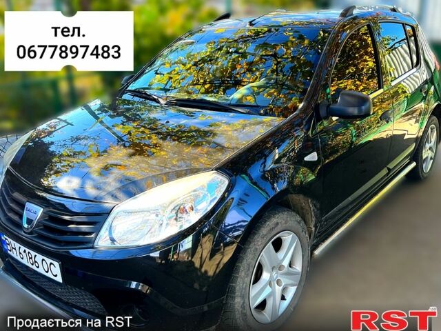 Черный Дачия Сандеро, объемом двигателя 1.1 л и пробегом 112 тыс. км за 5200 $, фото 1 на Automoto.ua