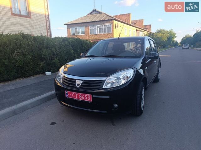 Чорний Дачія Sandero, об'ємом двигуна 1.2 л та пробігом 143 тис. км за 5400 $, фото 1 на Automoto.ua