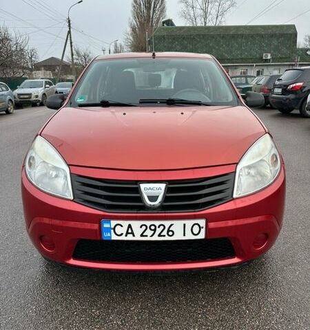 Красный Дачия Сандеро, объемом двигателя 1.4 л и пробегом 234 тыс. км за 3699 $, фото 1 на Automoto.ua