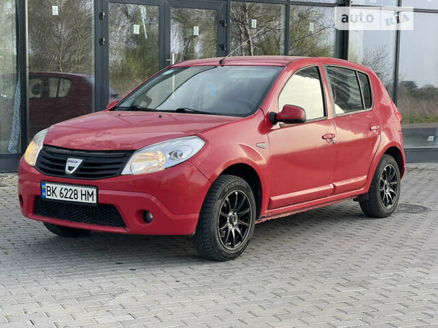 Червоний Дачія Sandero, об'ємом двигуна 1.2 л та пробігом 195 тис. км за 3350 $, фото 1 на Automoto.ua