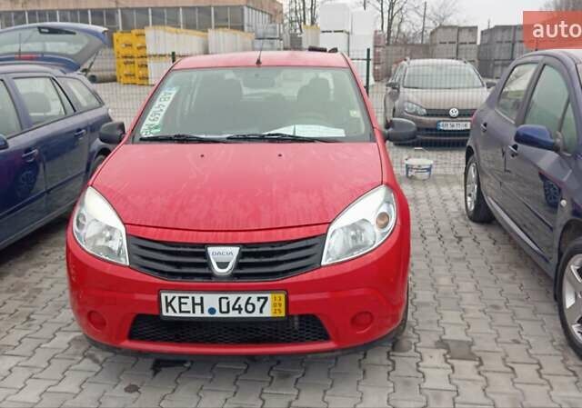 Красный Дачия Сандеро, объемом двигателя 1.15 л и пробегом 115 тыс. км за 4500 $, фото 1 на Automoto.ua