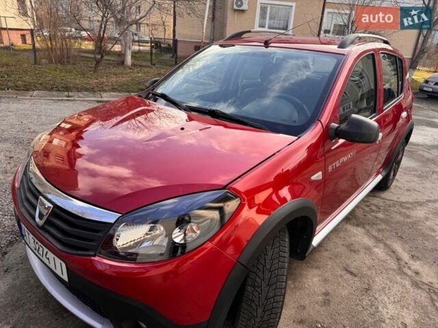 Красный Дачия Сандеро, объемом двигателя 1.5 л и пробегом 155 тыс. км за 6200 $, фото 1 на Automoto.ua