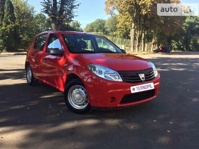 Червоний Дачія Sandero, об'ємом двигуна 1.2 л та пробігом 112 тис. км за 5699 $, фото 1 на Automoto.ua