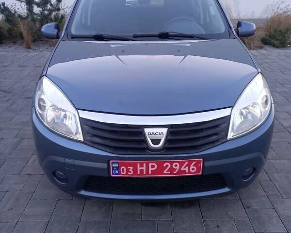 Синій Дачія Sandero, об'ємом двигуна 1.6 л та пробігом 151 тис. км за 4850 $, фото 1 на Automoto.ua