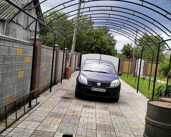 Дачія Sandero 2008 у Дніпро (Дніпропетровську) на Automoto.ua Синій Дачія Sandero, об'ємом двигуна 1.39 л та пробігом 150 тис. км за 4500 $, фото 1 на Automoto.ua
