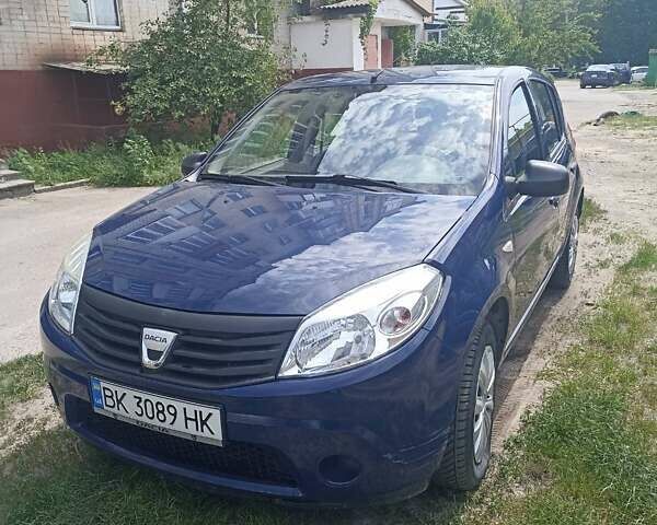 Синій Дачія Sandero, об'ємом двигуна 1.4 л та пробігом 163 тис. км за 3650 $, фото 1 на Automoto.ua
