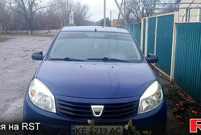 Синий Дачия Сандеро, объемом двигателя 1.1 л и пробегом 220 тыс. км за 3500 $, фото 1 на Automoto.ua