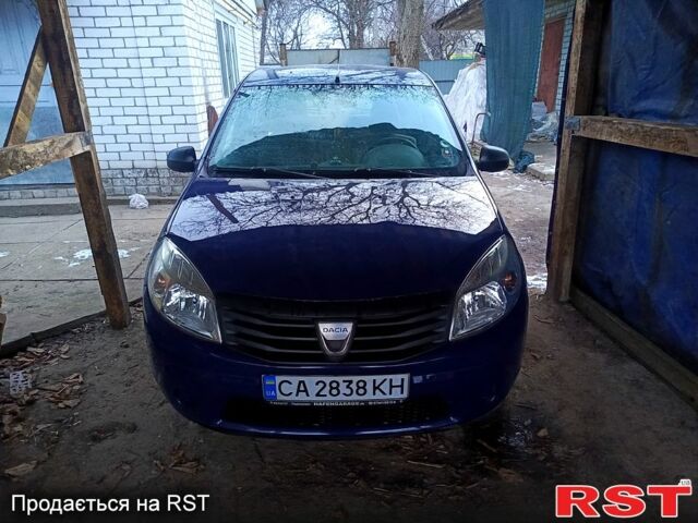 Синий Дачия Сандеро, объемом двигателя 1.4 л и пробегом 160 тыс. км за 4200 $, фото 1 на Automoto.ua