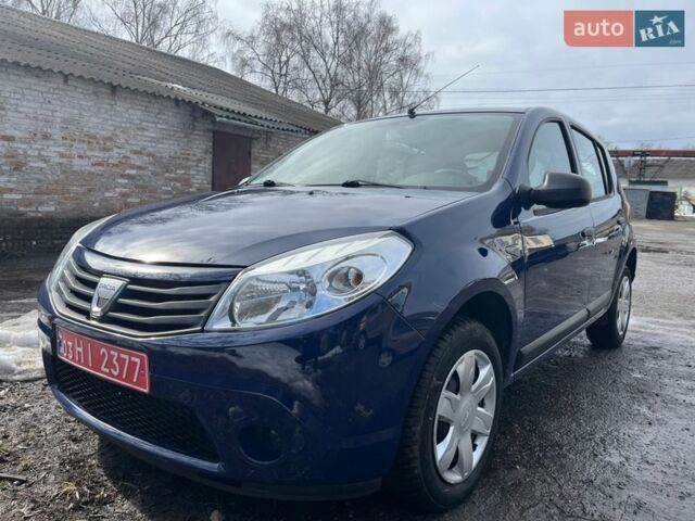 Синий Дачия Сандеро, объемом двигателя 1.2 л и пробегом 161 тыс. км за 4800 $, фото 1 на Automoto.ua