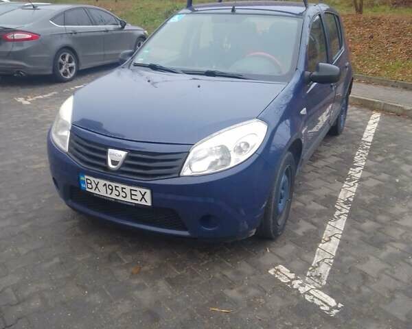 Синий Дачия Сандеро, объемом двигателя 1.15 л и пробегом 154 тыс. км за 3550 $, фото 1 на Automoto.ua