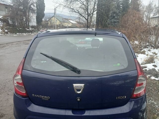 Синий Дачия Сандеро, объемом двигателя 1.2 л и пробегом 313 тыс. км за 3500 $, фото 1 на Automoto.ua