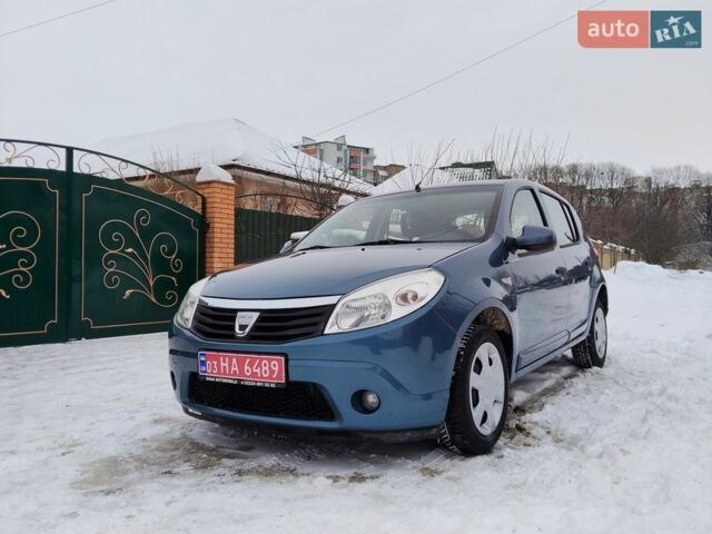 Синій Дачія Sandero, об'ємом двигуна 1.6 л та пробігом 200 тис. км за 5650 $, фото 1 на Automoto.ua