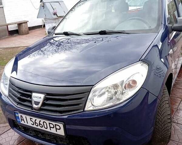 Синій Дачія Sandero, об'ємом двигуна 1.4 л та пробігом 165 тис. км за 4400 $, фото 1 на Automoto.ua