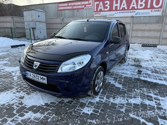 Синій Дачія Sandero, об'ємом двигуна 1.1 л та пробігом 217 тис. км за 5009 $, фото 1 на Automoto.ua