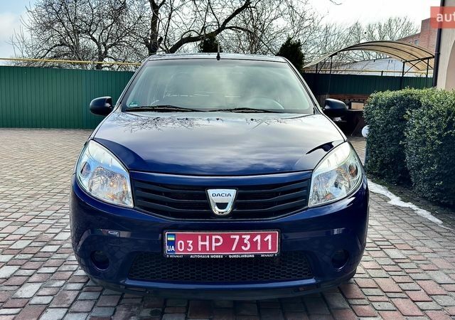 Синий Дачия Сандеро, объемом двигателя 1.4 л и пробегом 91 тыс. км за 5599 $, фото 1 на Automoto.ua