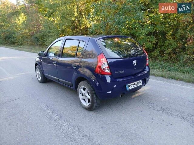 Синий Дачия Сандеро, объемом двигателя 1.5 л и пробегом 235 тыс. км за 4000 $, фото 1 на Automoto.ua