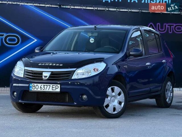 Синий Дачия Сандеро, объемом двигателя 1.15 л и пробегом 182 тыс. км за 4499 $, фото 1 на Automoto.ua