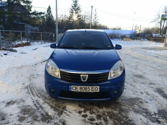 Синій Дачія Sandero, об'ємом двигуна 1.6 л та пробігом 225 тис. км за 4100 $, фото 1 на Automoto.ua