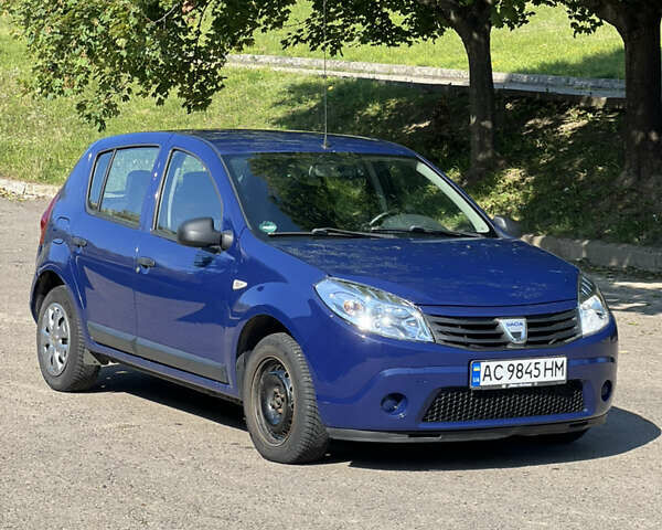 Синій Дачія Sandero, об'ємом двигуна 1.15 л та пробігом 217 тис. км за 4399 $, фото 1 на Automoto.ua