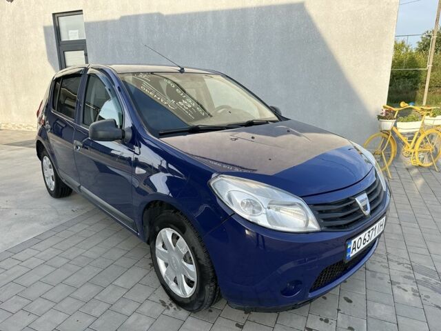 Синій Дачія Sandero, об'ємом двигуна 1.2 л та пробігом 215 тис. км за 3999 $, фото 1 на Automoto.ua