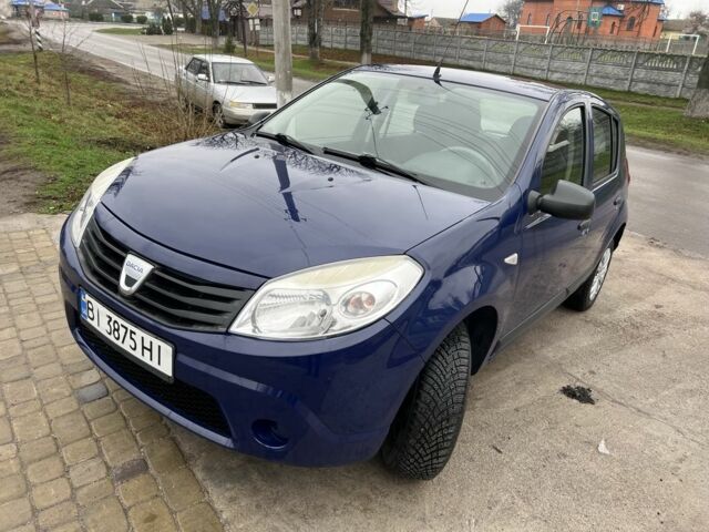 Синій Дачія Sandero, об'ємом двигуна 1.1 л та пробігом 165 тис. км за 3999 $, фото 1 на Automoto.ua