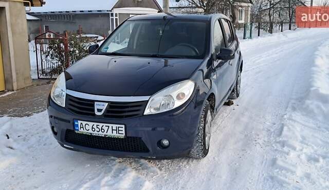 Синій Дачія Sandero, об'ємом двигуна 1.39 л та пробігом 186 тис. км за 4300 $, фото 1 на Automoto.ua