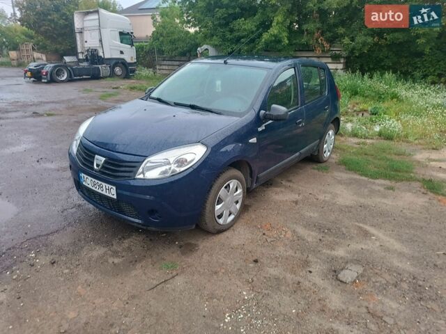 Синій Дачія Sandero, об'ємом двигуна 1.15 л та пробігом 124 тис. км за 3800 $, фото 1 на Automoto.ua