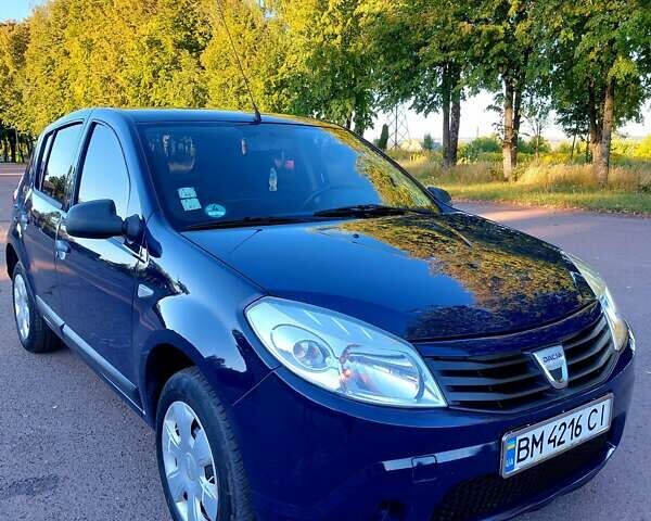 Дачия Сандеро 2011 в Тростянец на Automoto.ua Синий Дачия Сандеро, объемом двигателя 1.2 л и пробегом 189 тыс. км за 4600 $, фото 1 на Automoto.ua