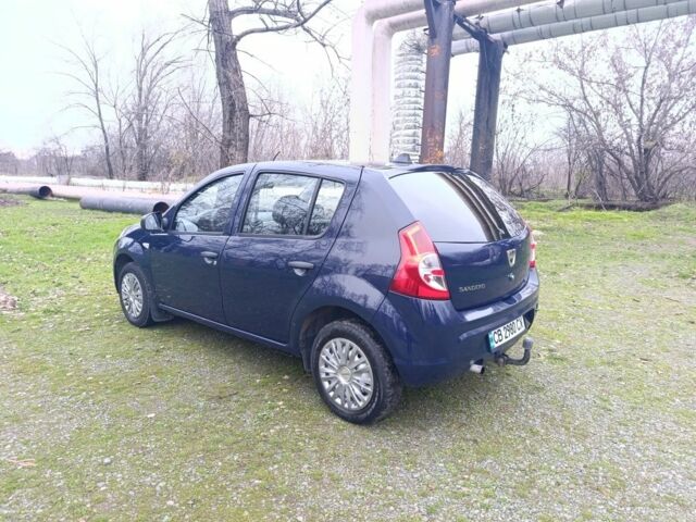 Синий Дачия Сандеро, объемом двигателя 1.2 л и пробегом 170 тыс. км за 3500 $, фото 1 на Automoto.ua