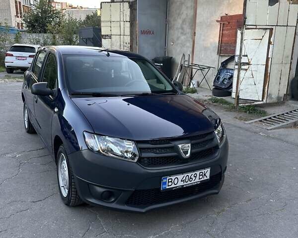Синій Дачія Sandero, об'ємом двигуна 1.1 л та пробігом 77 тис. км за 5900 $, фото 1 на Automoto.ua