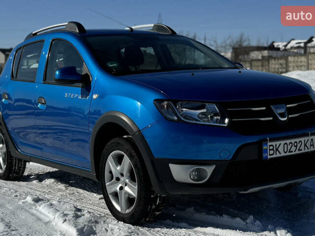 Синий Дачия Сандеро, объемом двигателя 1.5 л и пробегом 125 тыс. км за 9200 $, фото 1 на Automoto.ua